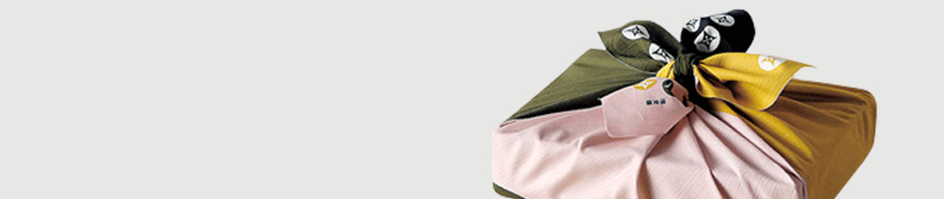 90×90cm Japanese Wrapping Cloth HAMAMONYO Big Furoshiki 'Modern Plaid Pattern' 