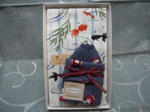 濱文様　てぬぐい　てぬはん