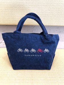 ウォッシュキャンバストート「自転車」